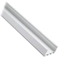 American Lighting 3' Anodized Aluminum Recessed Mount Double Flange Extrusion